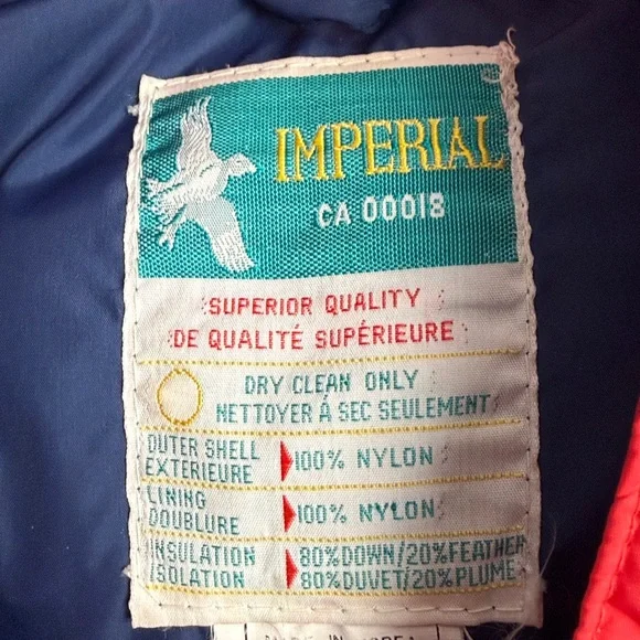 Mens Red and Blue Puffer Vest - Picture 2 of 7